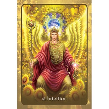 Kosmetinis defektas TeenAngel Oracle Cards taro kortos Blue Angel